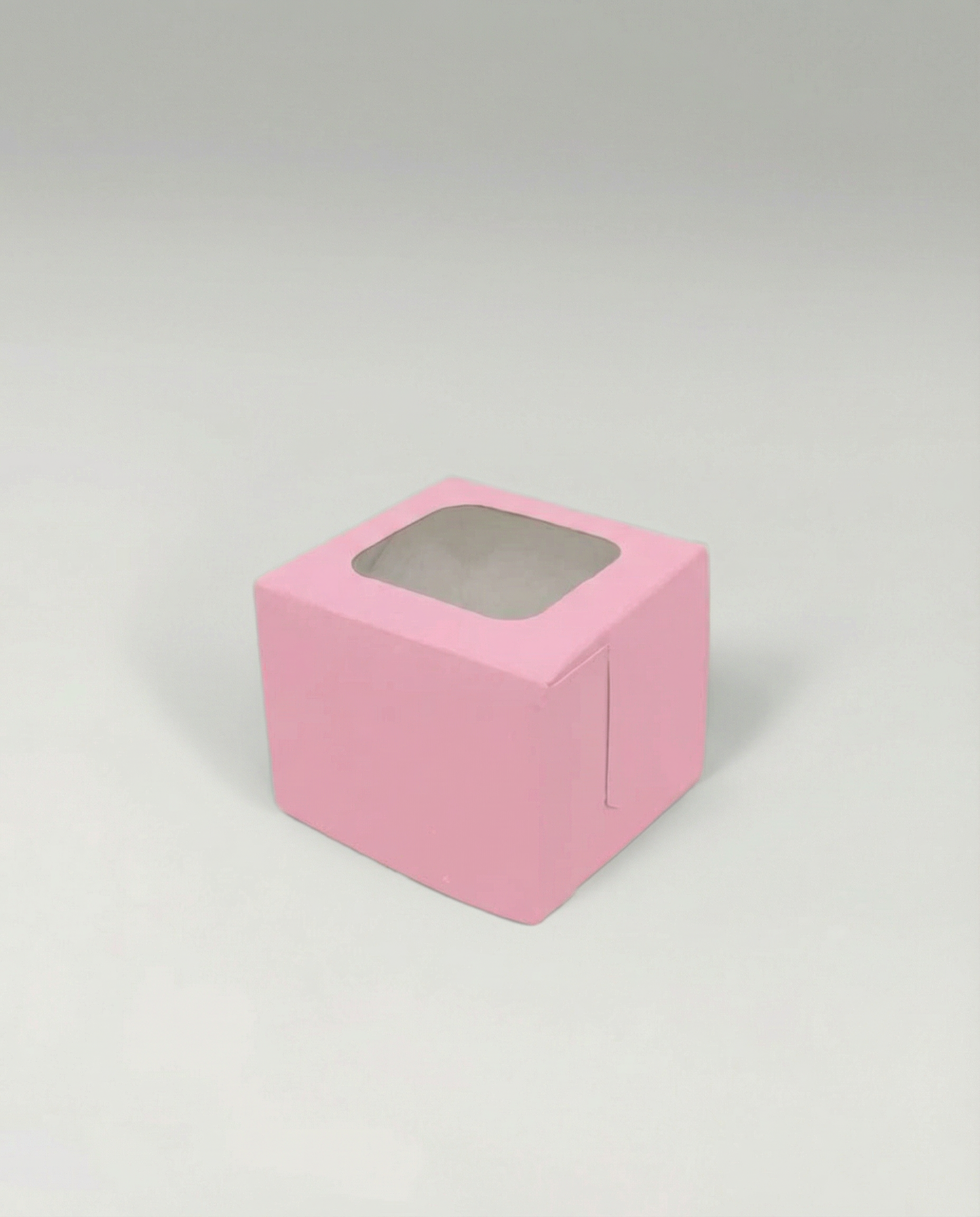 Caja Estandar 6 c/ventana – Paq c/5 Pzas | Variedad de Colores | 6 x 6 x 5 cm