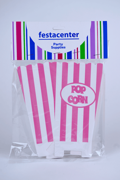 Caja de Palomitas Mediana– Paq c/10 Pzas | Variedad de Colores | MAYOREO BASICO 10% OFF