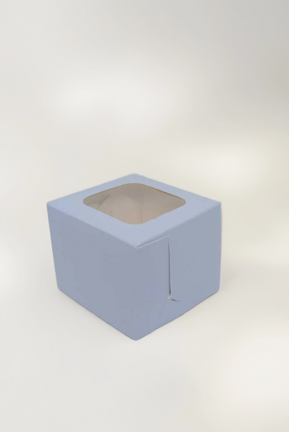 Caja Estandar 6 c/ventana – Paq c/5 Pzas | Variedad de Colores | MENUDEO