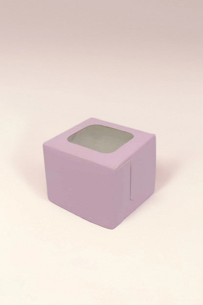 Caja Estandar 6 c/ventana – Paq c/5 Pzas | Variedad de Colores | MENUDEO