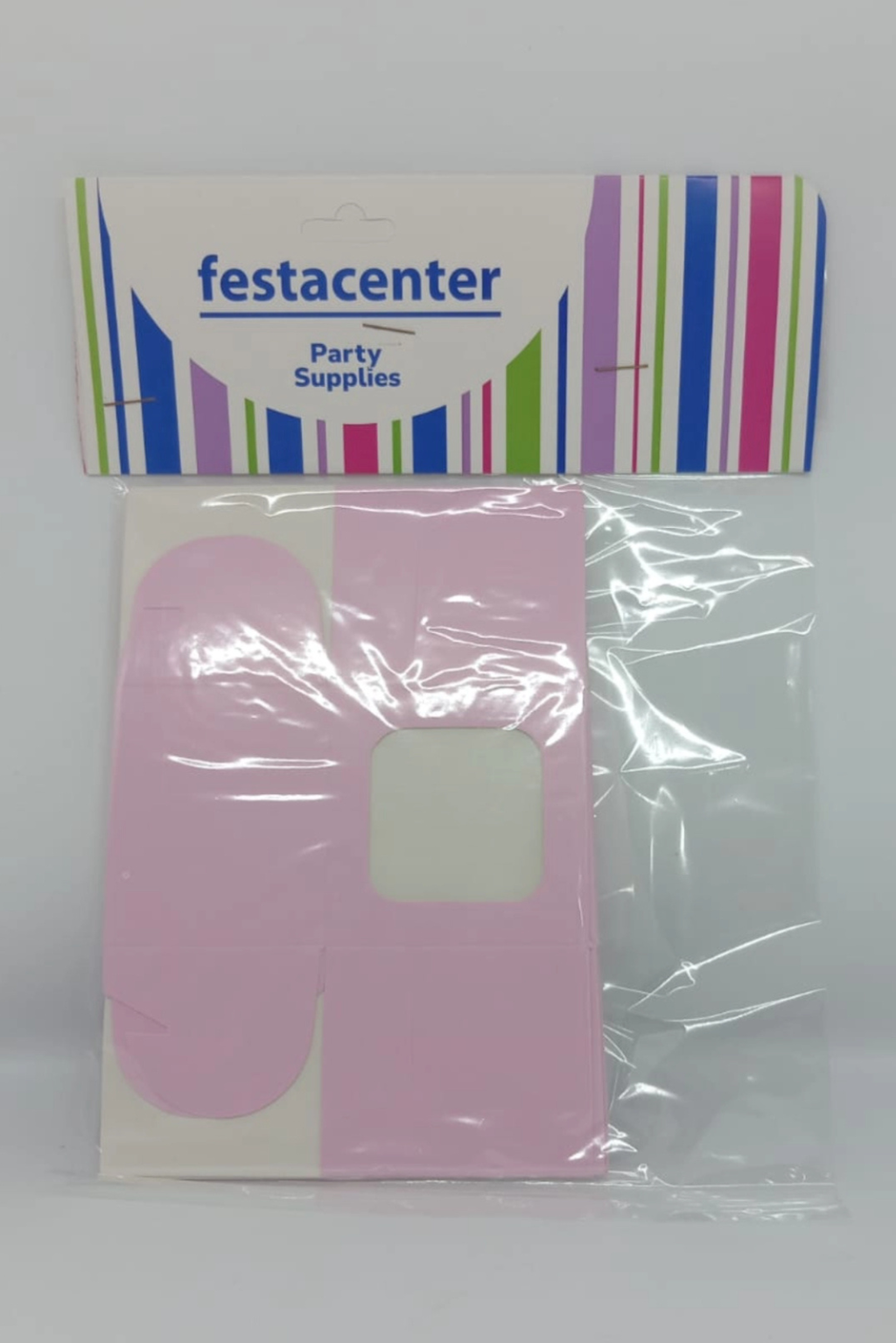 Caja Estandar 6 c/ventana – Paq c/5 Pzas | Variedad de Colores | MENUDEO