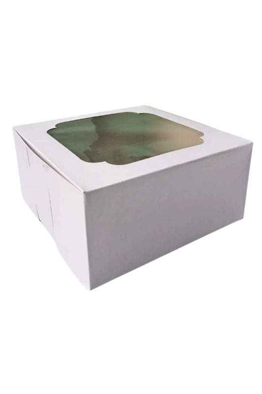 Caja para Pastel 30 cm - Paq c/5 cajas | con o sin Ventana | MAYOREO AVANZADO 35% OFF