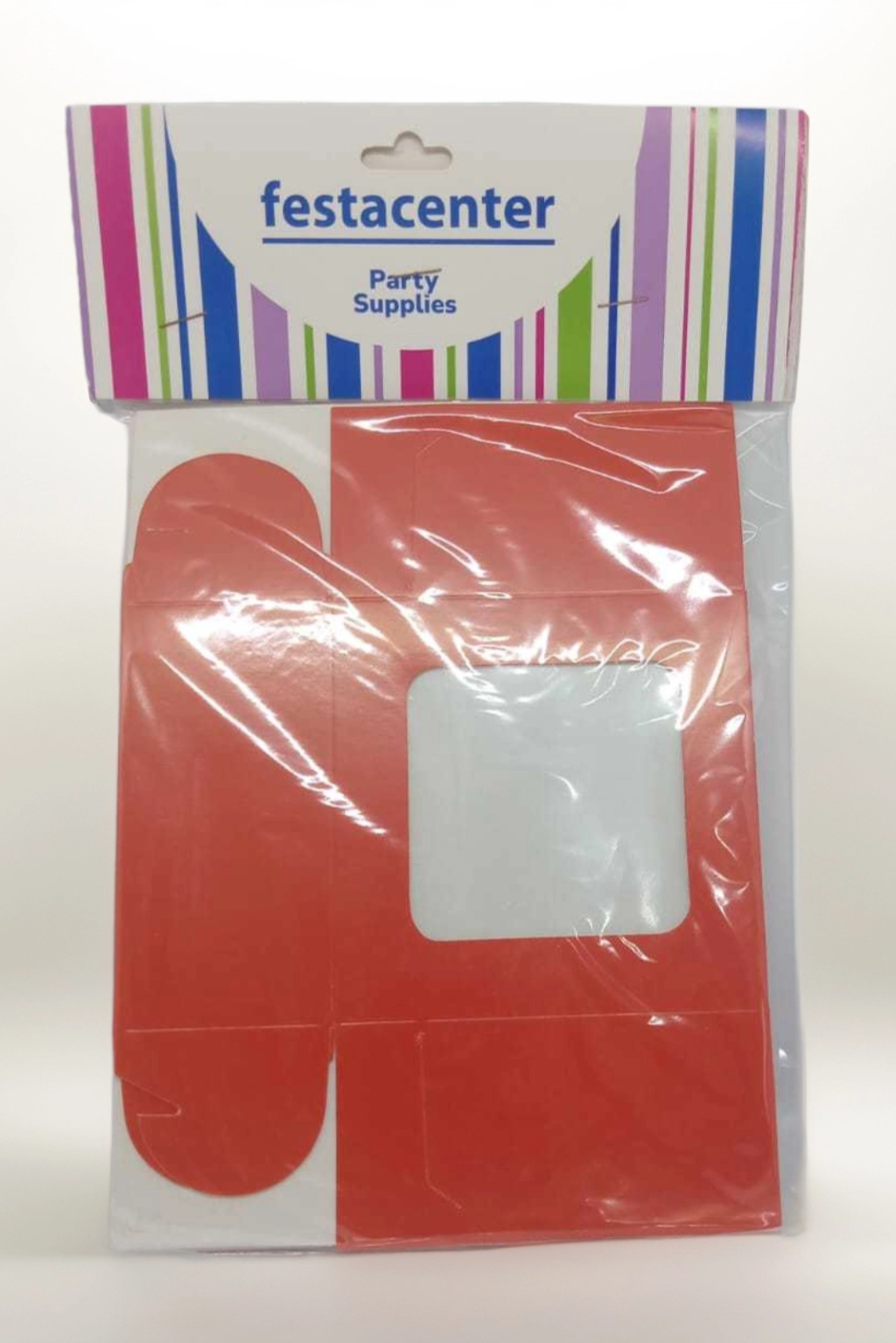 Caja Estandar 10 c/ventana – Paq c/5 Pzas | Variedad de Colores | MENUDEO