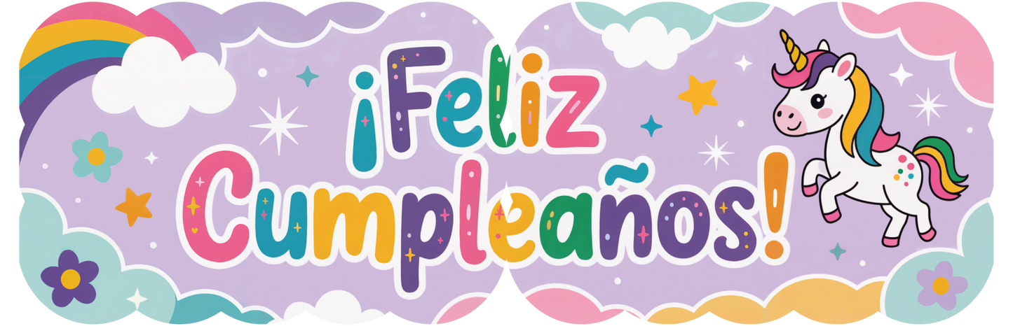 Banner Móvil Jumbo – Diseños para Niña | Fiesta y Cumpleaños | MAYOREO BASICO 10% OFF