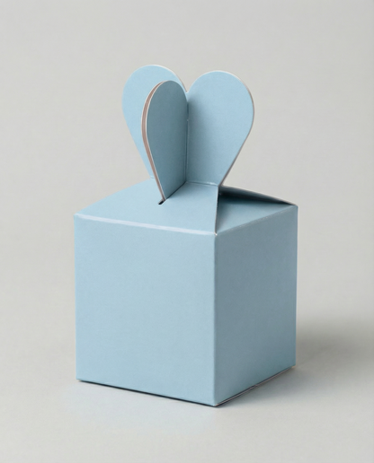 Caja Moñito Mini – Paq c/5 Pzas | Variedad de Colores | 6.5 x 6.5 x 5 cm