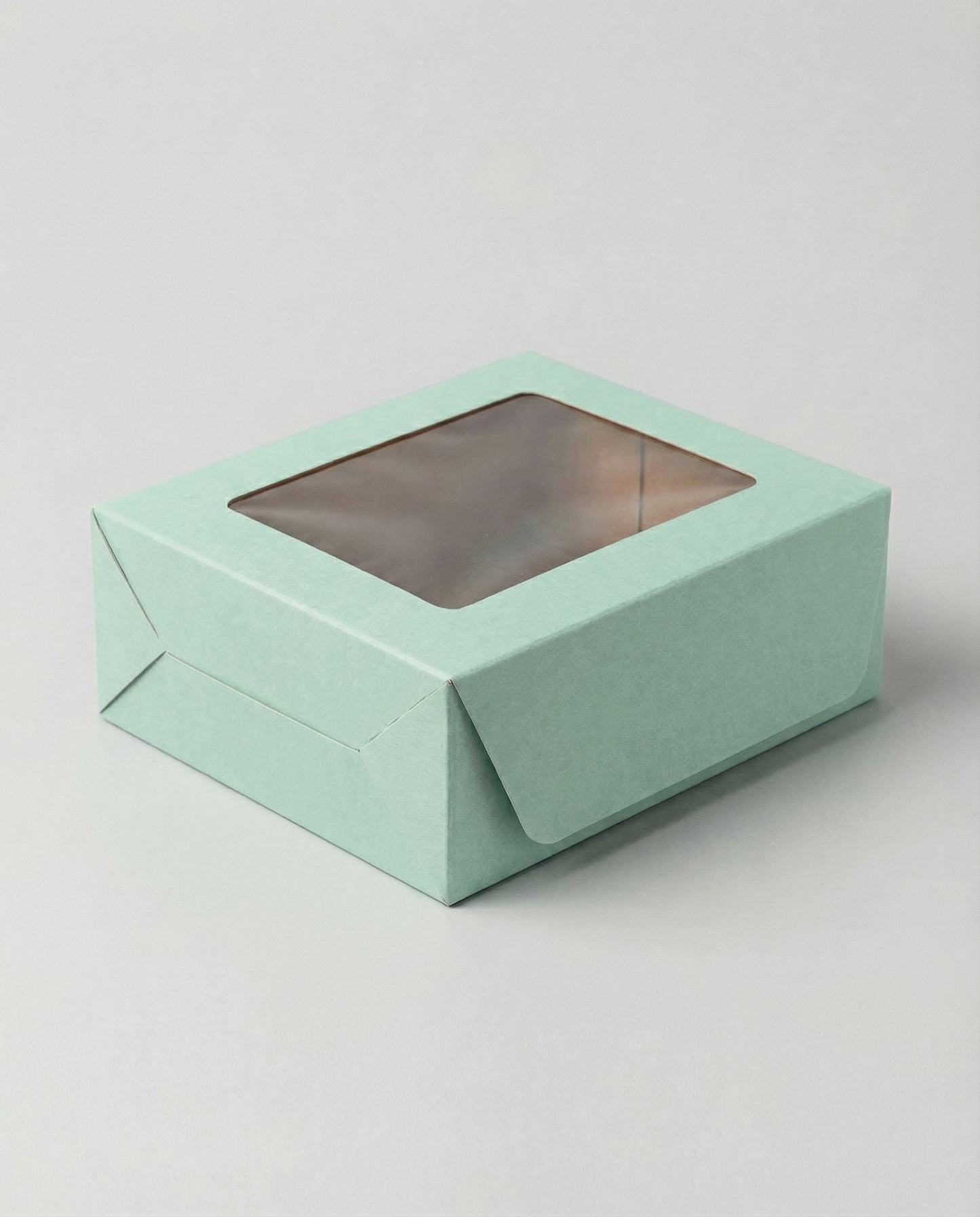 Caja Estandar 16 c/ventana – Paq c/5 Pzas | Variedad de Colores | 16 x 16 x 7.5 cms