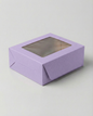 Caja Estandar 16 c/ventana – Paq c/5 Pzas | Variedad de Colores | 16 x 16 x 7.5 cms