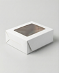 Caja Estandar 16 c/ventana – Paq c/5 Pzas | Variedad de Colores | 16 x 16 x 7.5 cms