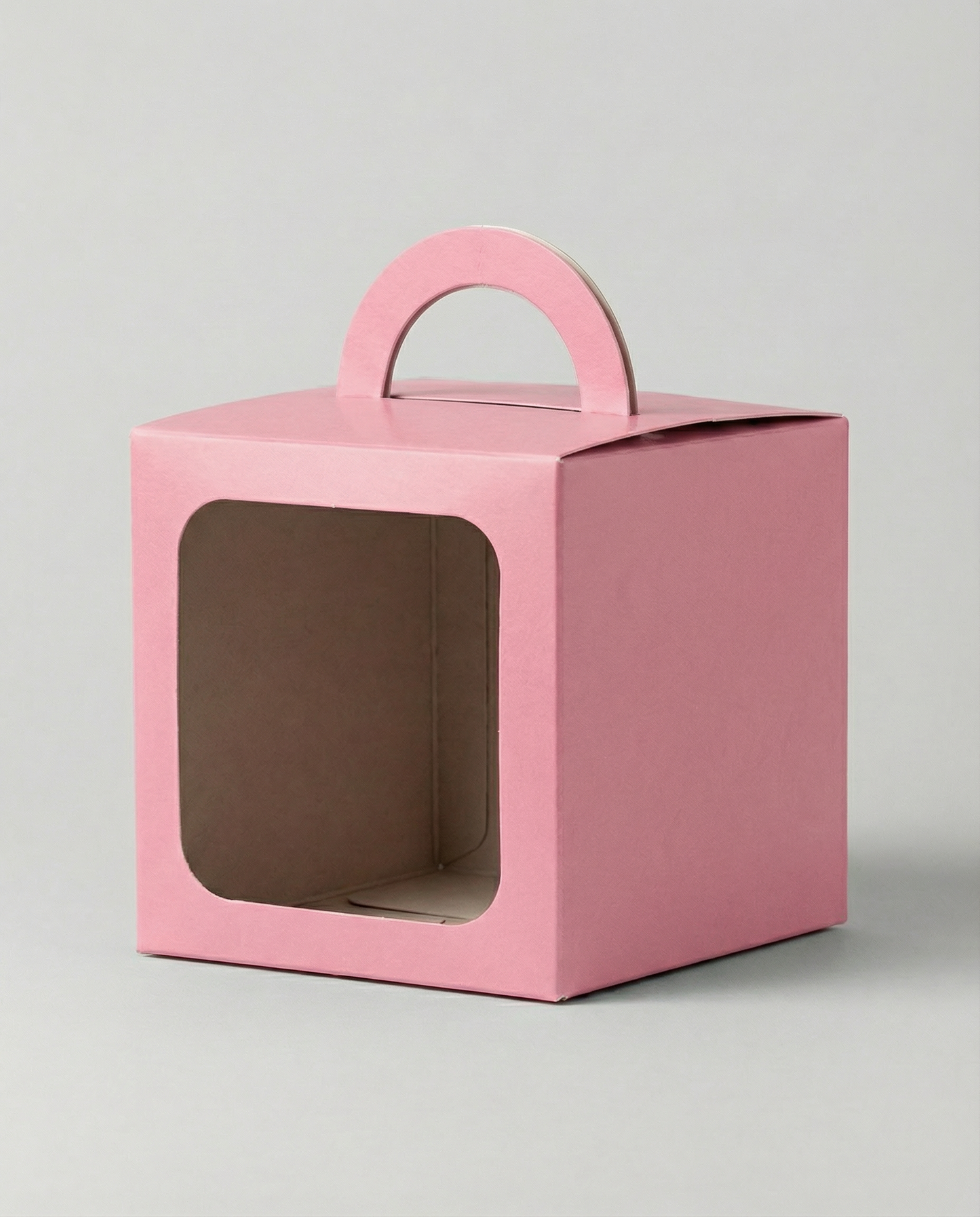 Caja Cubo Est 10 c/ventana – Paq c/5 Pzas | Variedad de Colores | 10 x 10 x 10 cms