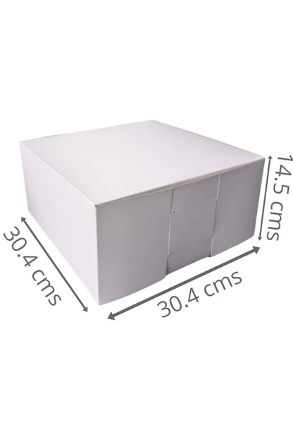 Caja para Pastel 30 cm - Paq c/5 cajas | con o sin Ventana | MENUDEO