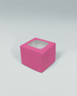 Caja Estandar 6 c/ventana – Paq c/5 Pzas | Variedad de Colores | 6 x 6 x 5 cm