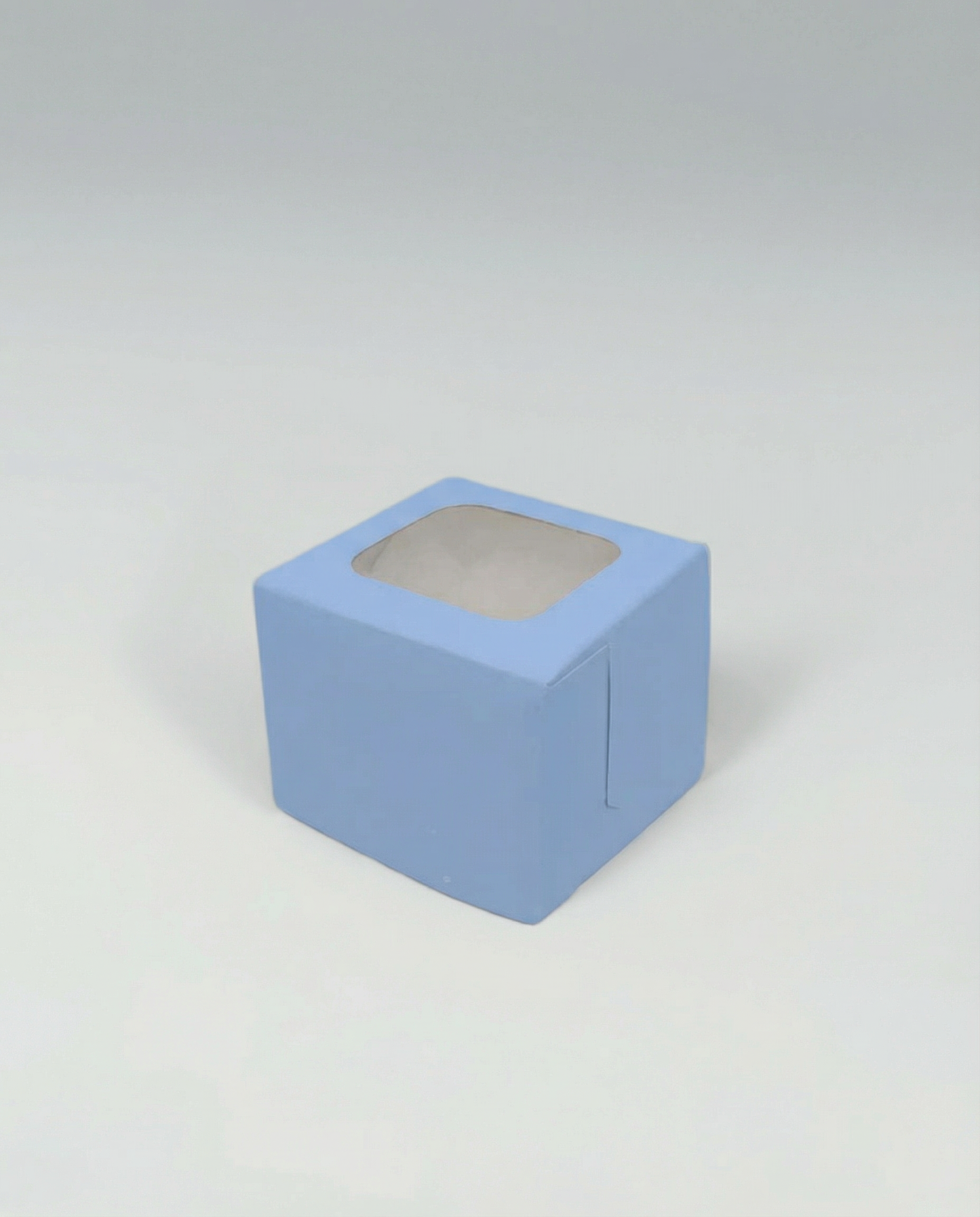 Caja Estandar 6 c/ventana – Paq c/5 Pzas | Variedad de Colores | 6 x 6 x 5 cm
