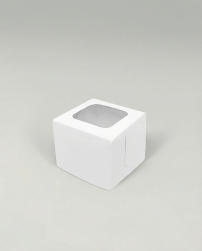 Caja Estandar 6 c/ventana – Paq c/5 Pzas | Variedad de Colores | 6 x 6 x 5 cm