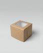 Caja Estandar 6 c/ventana – Paq c/5 Pzas | Variedad de Colores | 6 x 6 x 5 cm