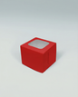 Caja Estandar 6 c/ventana – Paq c/5 Pzas | Variedad de Colores | 6 x 6 x 5 cm