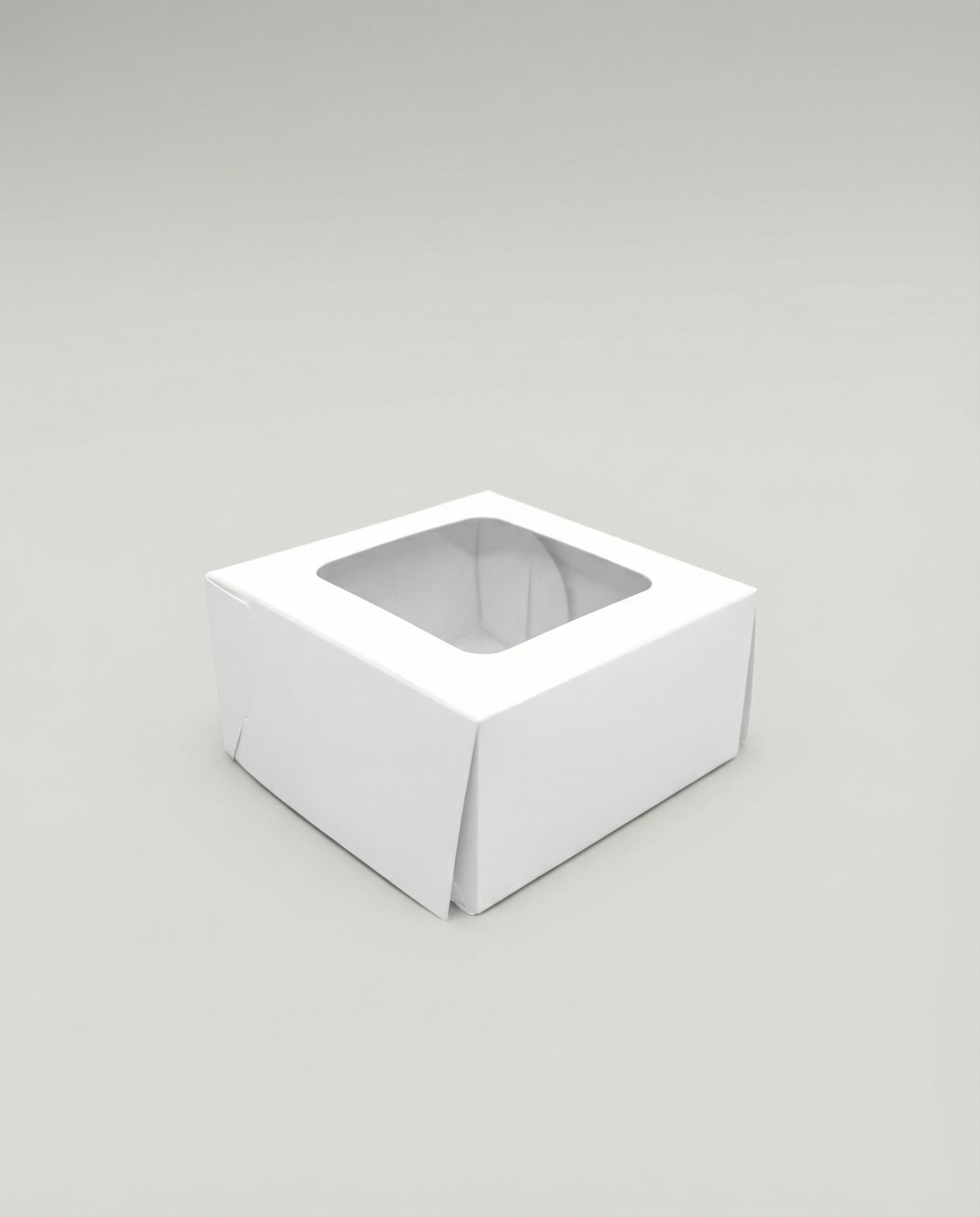 Caja Estandar 10 c/ventana – Paq c/5 Pzas | Variedad de Colores | 10 x 10 x 5 cm