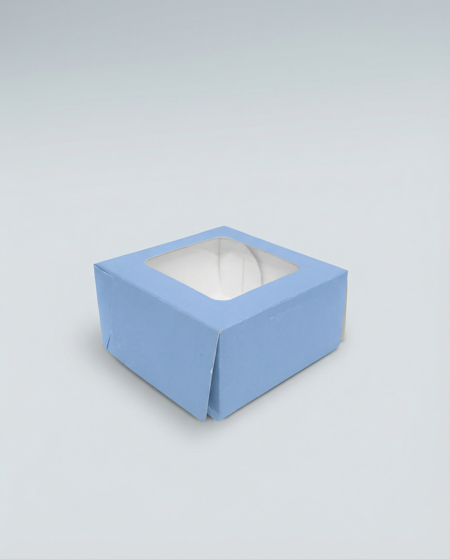 Caja Estandar 10 c/ventana – Paq c/5 Pzas | Variedad de Colores | 10 x 10 x 5 cm