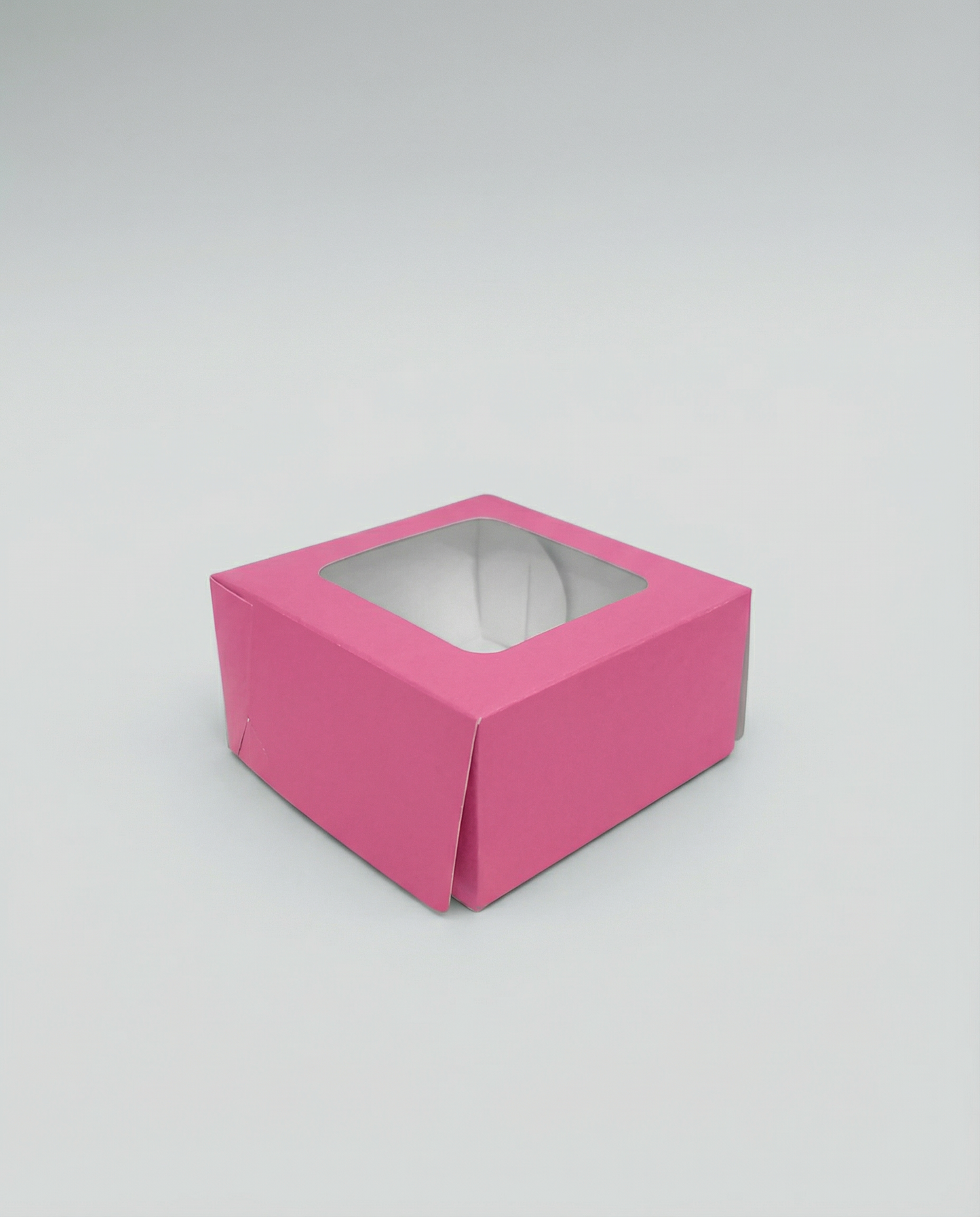 Caja Estandar 10 c/ventana – Paq c/5 Pzas | Variedad de Colores | 10 x 10 x 5 cm