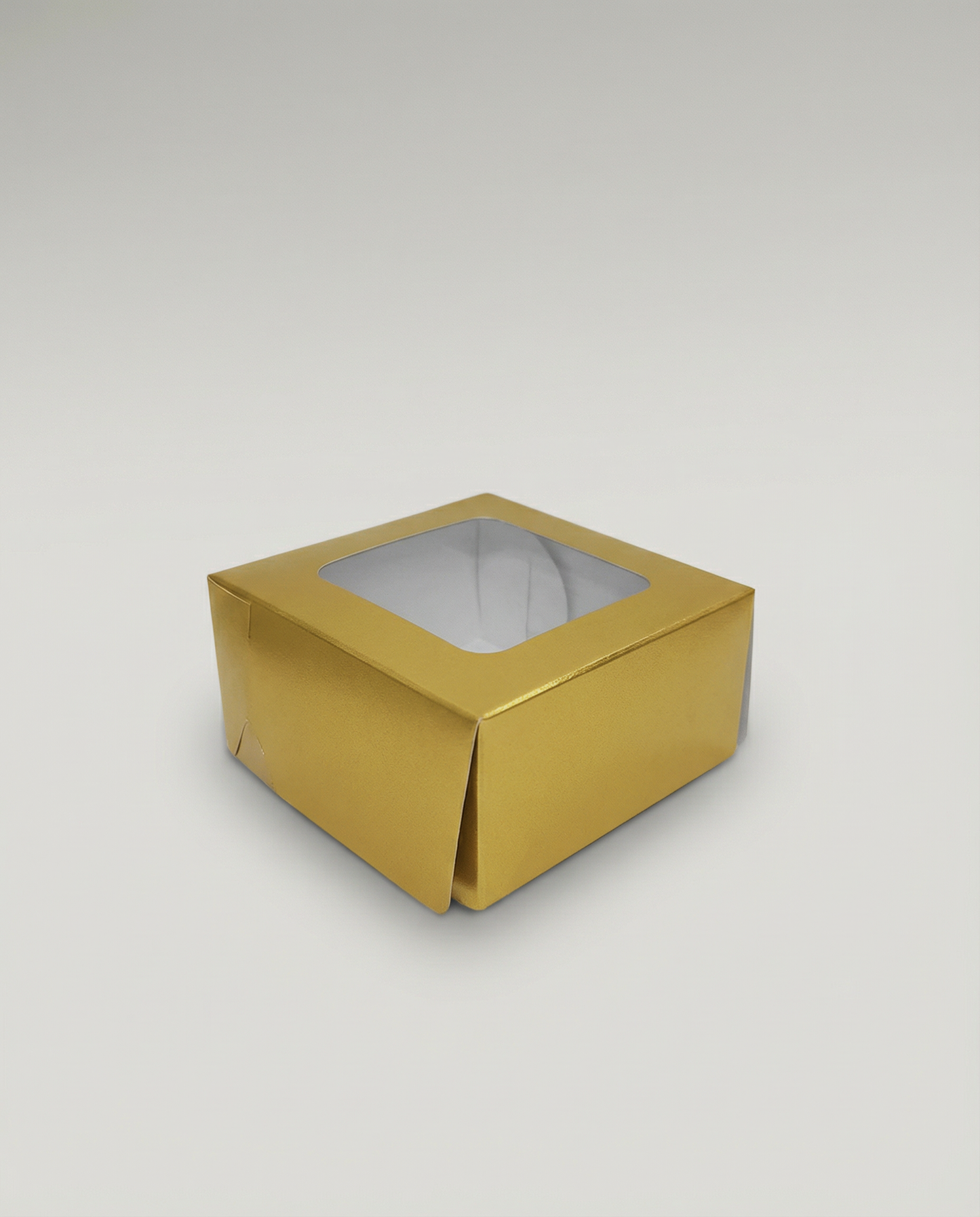 Caja Estandar 10 c/ventana – Paq c/5 Pzas | Variedad de Colores | 10 x 10 x 5 cm