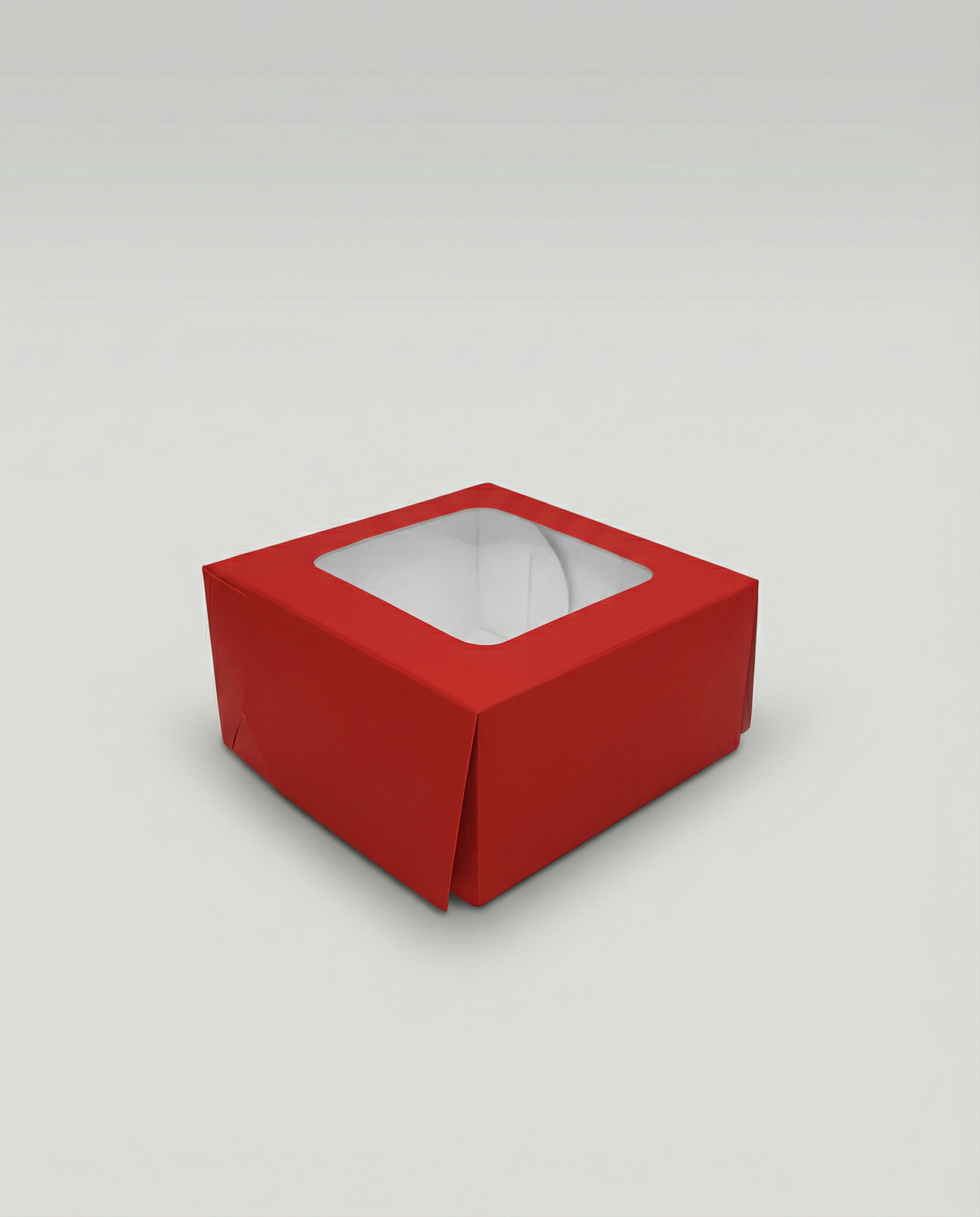 Caja Estandar 10 c/ventana – Paq c/5 Pzas | Variedad de Colores | 10 x 10 x 5 cm